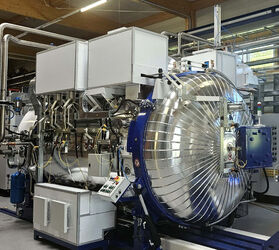 Vacuum soldering oven at Miba Cooling Austria