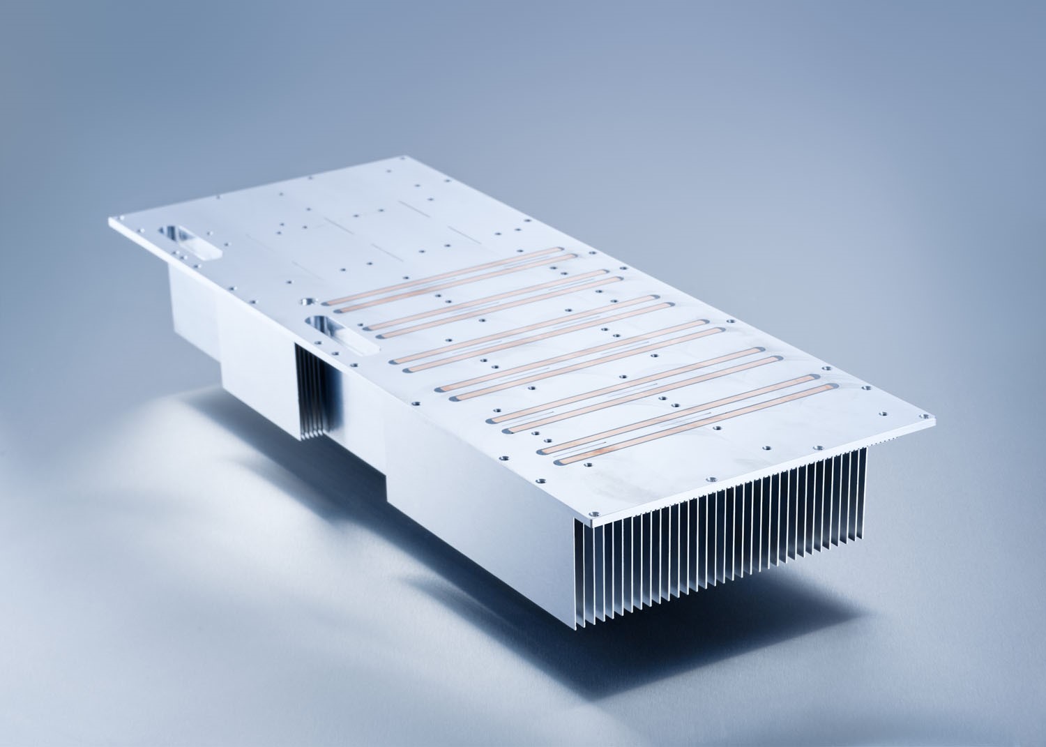Embedded heat pipe heat sink from Miba